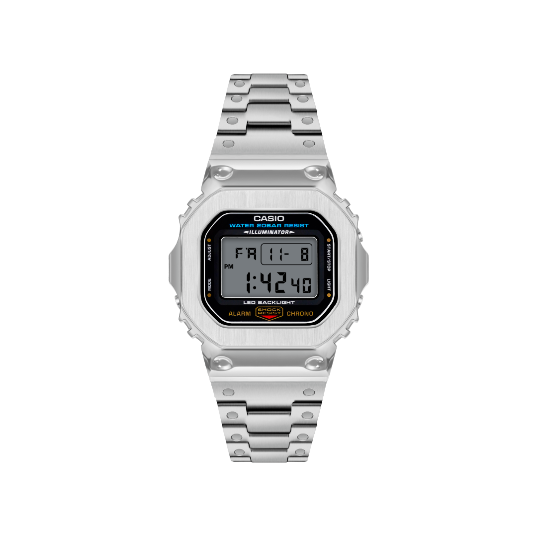 Full Metal DW5600 Custom Watch | Classic Digital | WC Customade