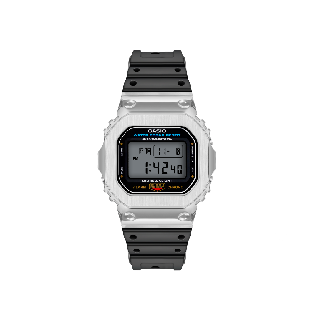 DW5600UE Custom Watch | Metal Bezel Upgrade | WC Customade