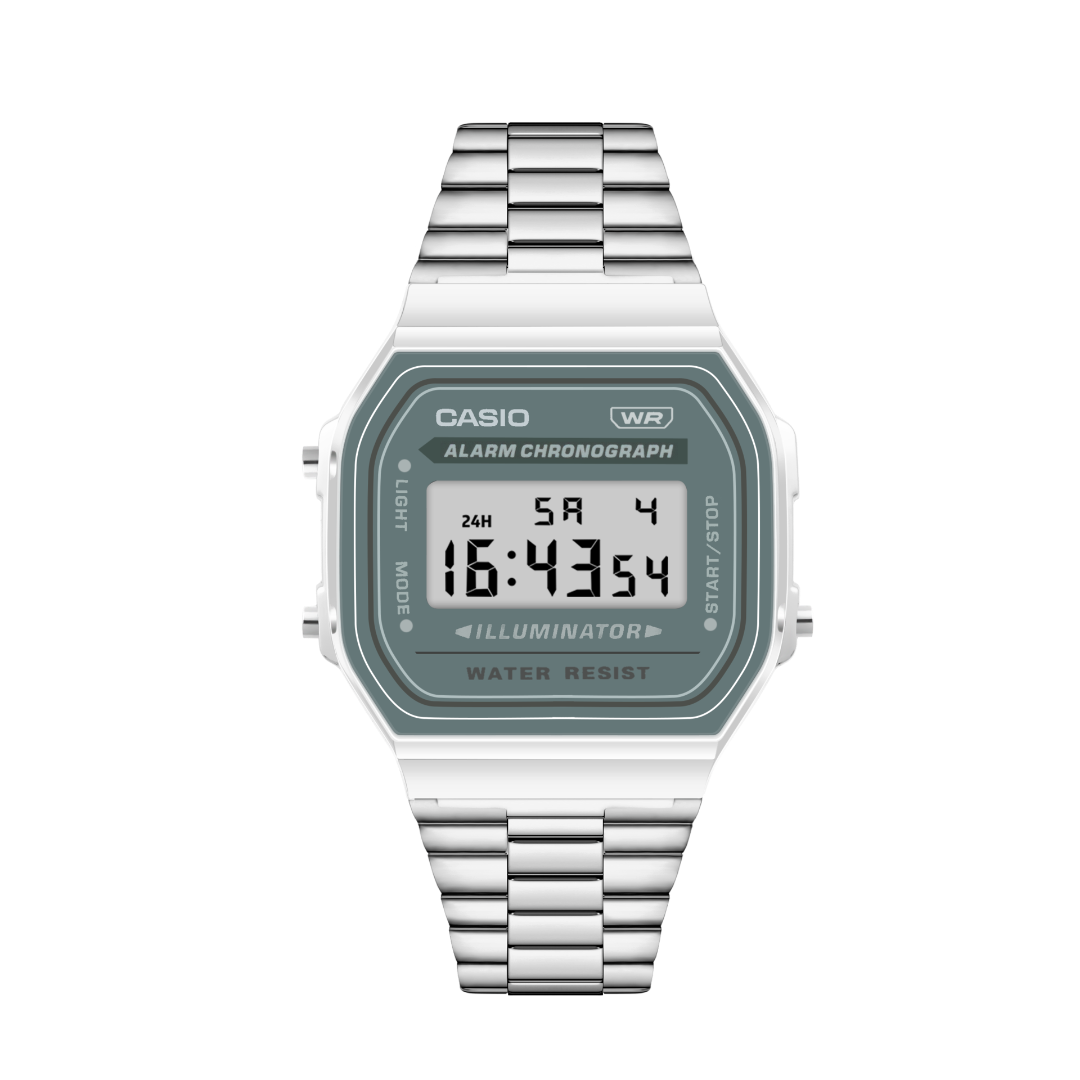 Jade Green A168 Watch | Classic Digital Style | WC Customade