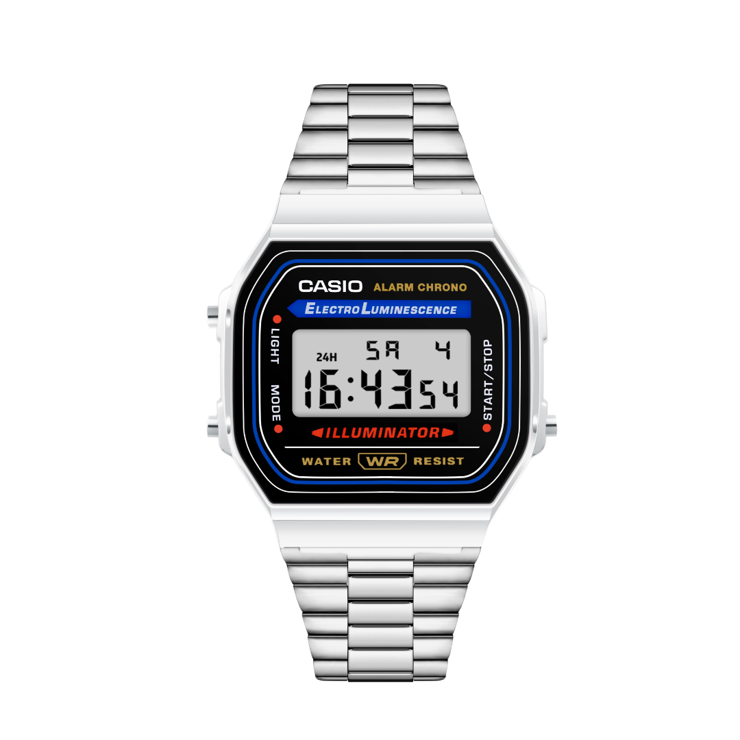 Black A168 Watch Online | Classic Digital Style | WC Customade